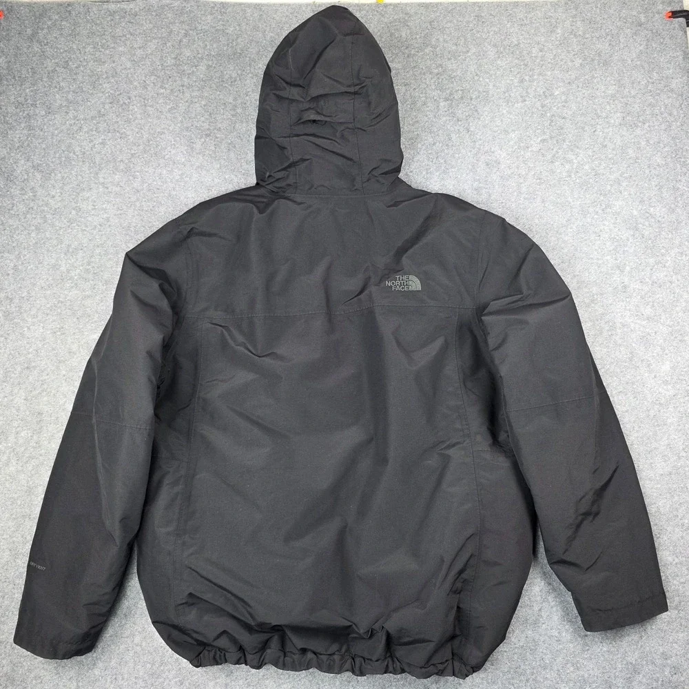 The North Face Gallio Triclimate Outer Jacket Black Hooded NF0A2RF2 Mens Size XL